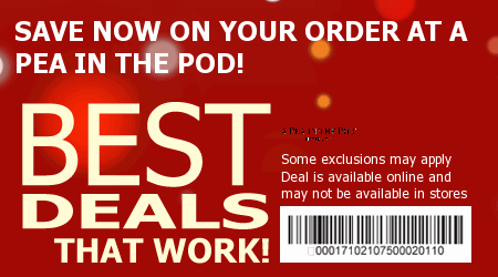 A Pea in the Pod Coupon Code