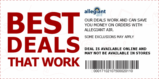 Allegiant Air Coupons