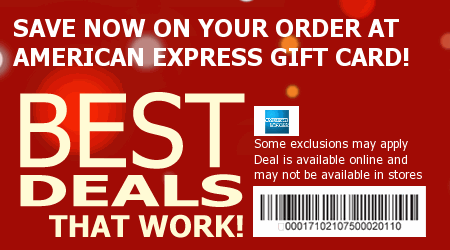 American Express Gift Cards Coupon Code