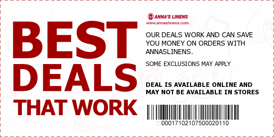 Annas Linens Coupons