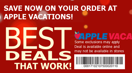 Apple Vacations Coupon Code
