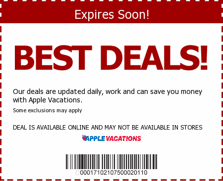 Apple Vacations Promo Code