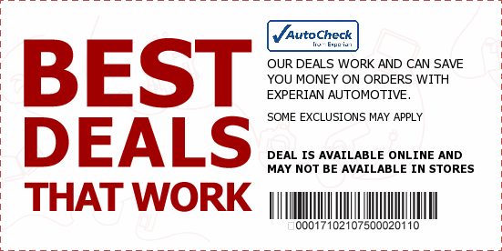 AutoCheck Coupons