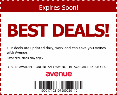 Avenue Promo Code