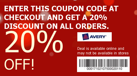 Avery Coupon Code