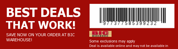 BIC Warehouse Coupon