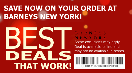Barneys New York Coupon Code