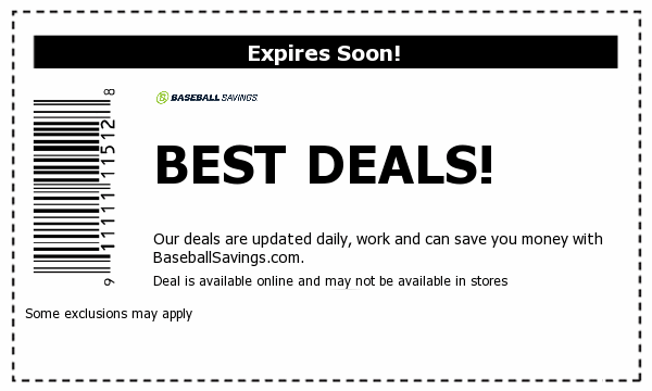 Baseball Savings Deals