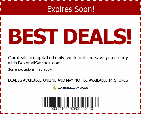 Baseball Savings Promo Code