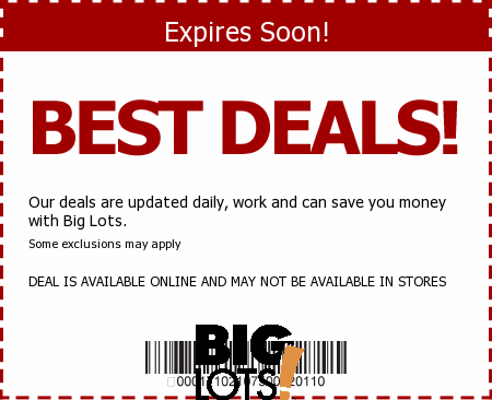 Big Lots Promo Code