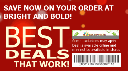 Bright and Bold Coupon Code