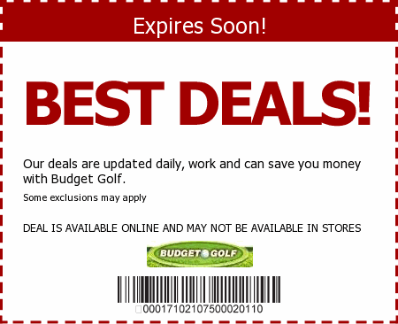 Budget Golf Promo Code