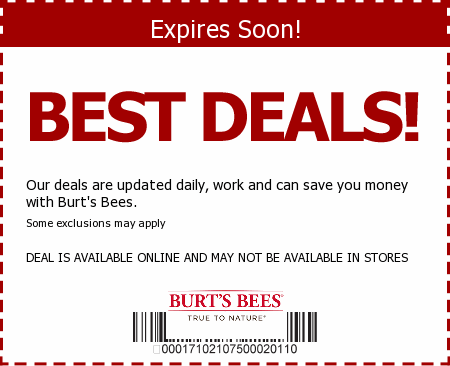 Burts Bees Promo Code