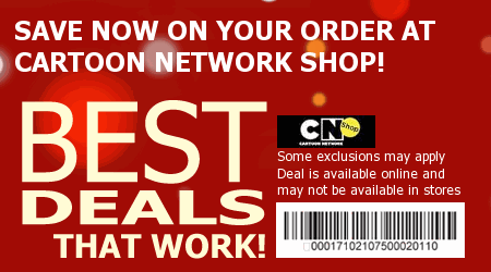 Cartoon Network Coupon Code