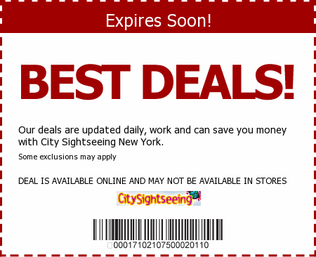 City Sightseeing Cruises Promo Code