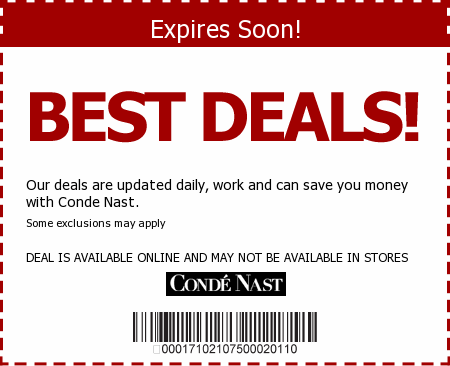 Conde Nast Promo Code
