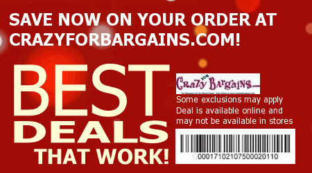 Crazy for Bargains Coupon Code