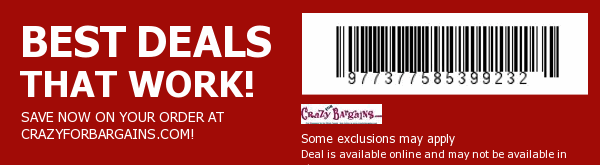 Crazy for Bargains Coupon