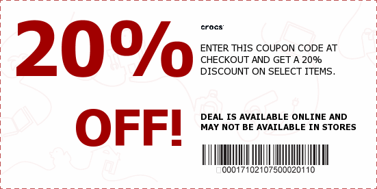 crocs outlet coupon