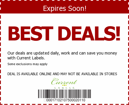 Current Labels Promo Code