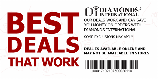 Diamonds International Coupons