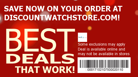 Discount Watch Store Coupon Code