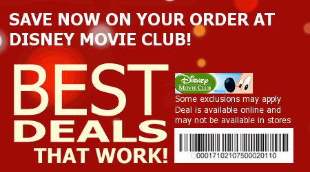Disney Movie Club Coupon Code