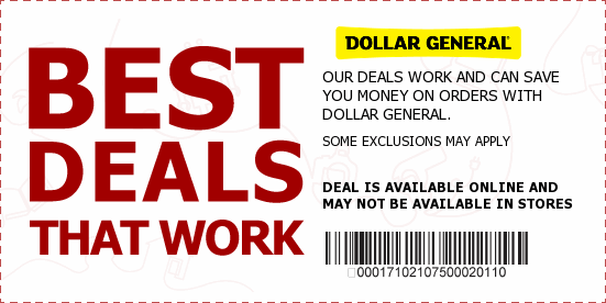 Dollar General Coupons