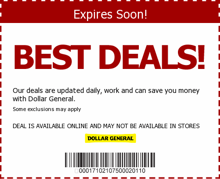 Dollar General Promo Code