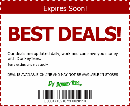 Donkey Tees Promo Code