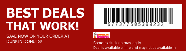 Dunkin Donuts Coupon