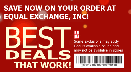 Equal Exchange Coupon Code