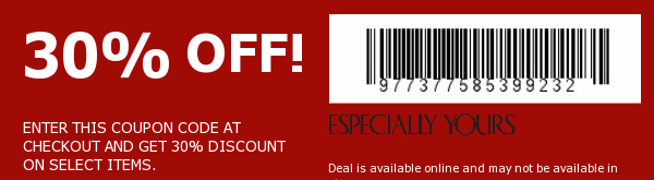 Especially Yours Coupon
