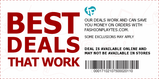 Fashion Playtes Coupons