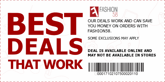 Fashion 58 Coupons