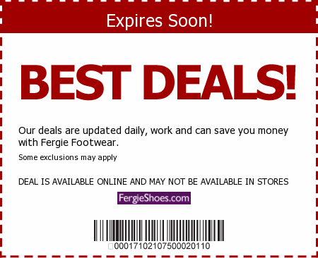 Fergie Shoes Promo Code