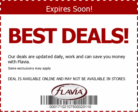 Flavia Promo Code