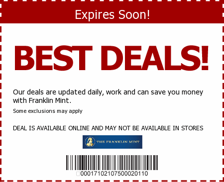 Franklin Mint Promo Code