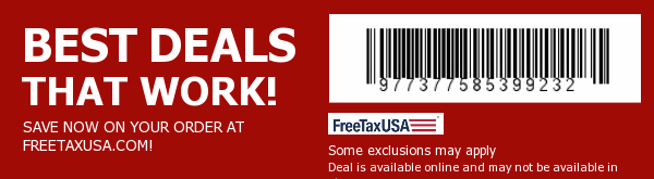 FreeTaxUSA Coupon