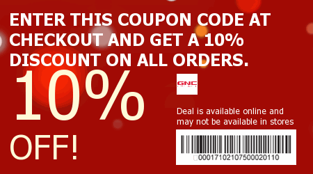 GNC Coupon Code