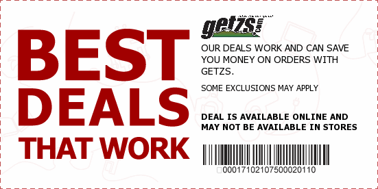 Getzs Coupons