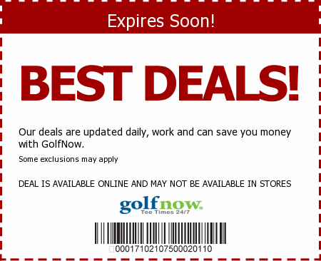 Golf Now Promo Code