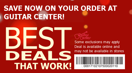 Guitar Center Coupon Code
