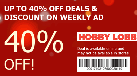 Hobby Lobby Coupon Code