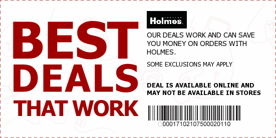 Holmes Coupons