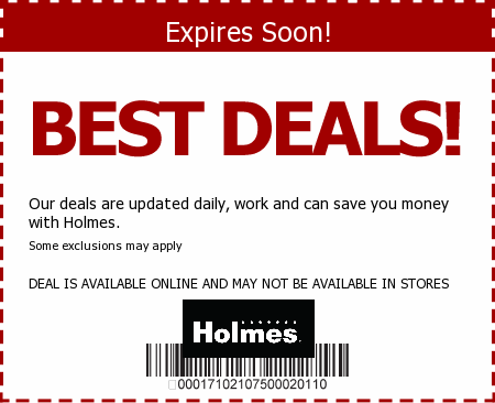 Holmes Promo Code