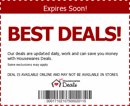 Housewares Deals Promo Code
