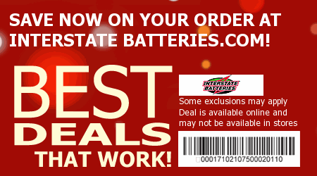 Interstate Batteries Coupon Code