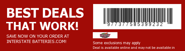 Interstate Batteries Coupon