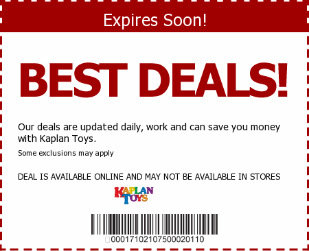 Kaplan Toys Promo Code